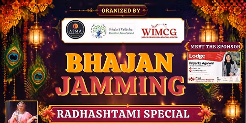 \u2728 **Bhajan Jamming Night \u2013 Radhashtami Special!** \u2728