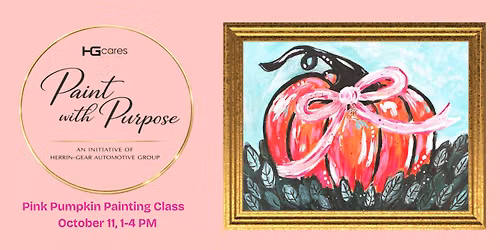 Pink Pumpkin Paint & Sip Benefiting Flamingo Day Foundation