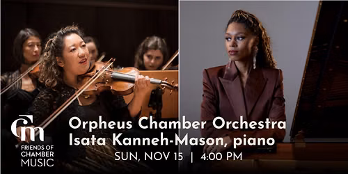 Orpheus Chamber Orchestra with Isata Kanneh-Mason, piano