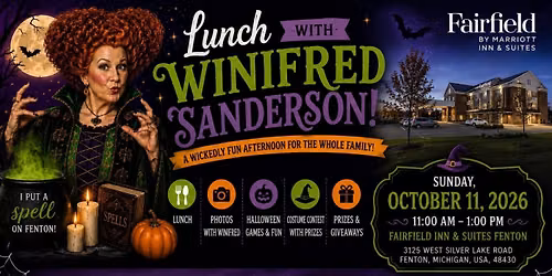 Lunch with Winifred Sanderson!