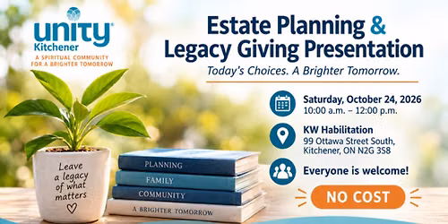 Estate Planning & Legacy Giving Presentation