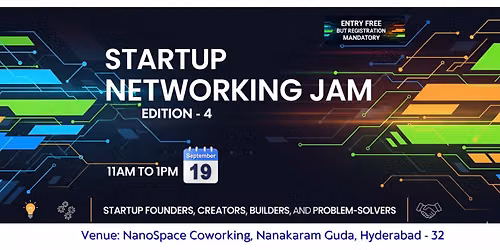Startup Networking Jam - 4th Edition