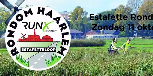 Estafette Rondom Haarlem\/ Relay running Haarlem