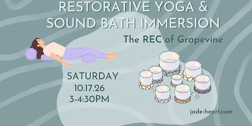 Restorative Yoga & Sound Bath Immersion