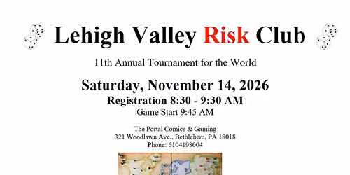 11th Annual Lehigh Valley Risk Club tournament