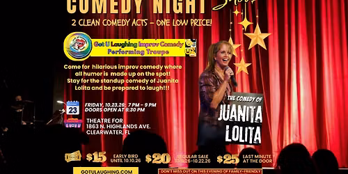 COMEDY SHOW - 2 HILARIOUS ACTS OF CLEAN COMEDY