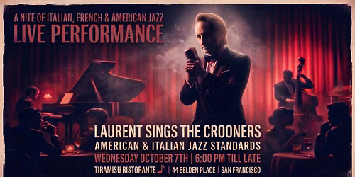 The Ultimate Crooners Night at Tiramisu