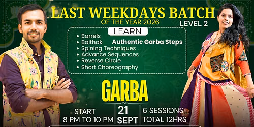Garba Instenive Course with Jayesh Rathod