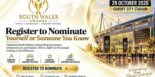 South Wales Awards 2026-27 Register Your Interest to Nominate