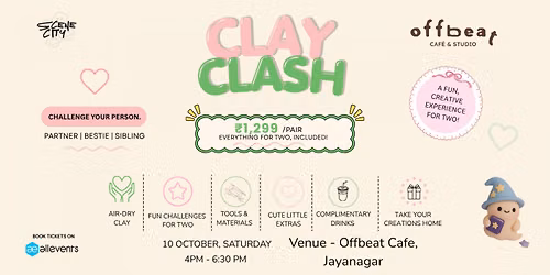 Clay Clash - A Fun Creative Experience for Two
