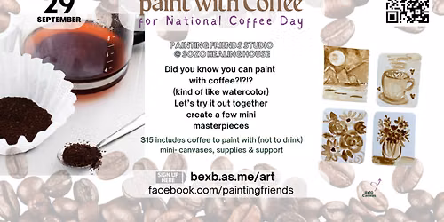 Paint with Coffee for National Coffee Day