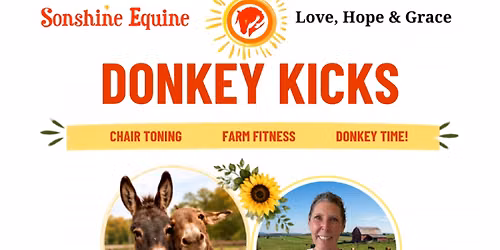 Donkey Kicks - Chair Toning with Wilma and Pebbles