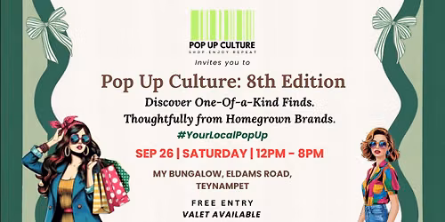 Pop Up Culture : 8th Edition