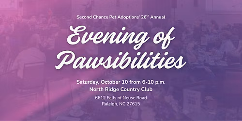 26th Annual Evening of Pawsibilities