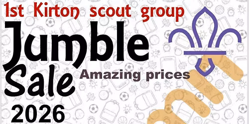 First Kirton Scouts Jumble Sale