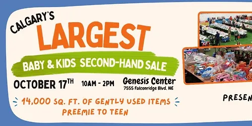 Calgarys Largest Baby & Kids Second-Hand Sale