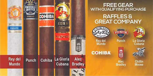 Cigar Tasting with Cohiba, Alec Bradley, Gloria Cubana and more