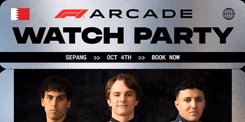 FORMULA 1\u00ae GULF AIR BAHRAIN GRAND PRIX\u2122\u202fRewatch Party at F1\u00ae Arcade Chicago