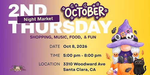 October 2nd Thursday Night Market: Spooky Season Specials