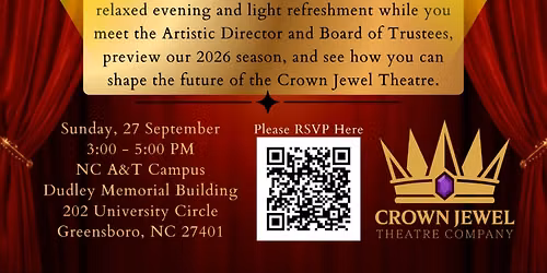 New Crown Jewel Theatre Company FREE Community Friendraiser
