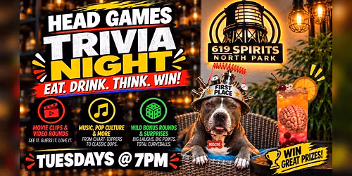 Trivia Night @ 619 Spirits, North Park - San Diego