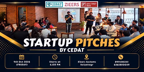 Startup Pitches by CEDAT