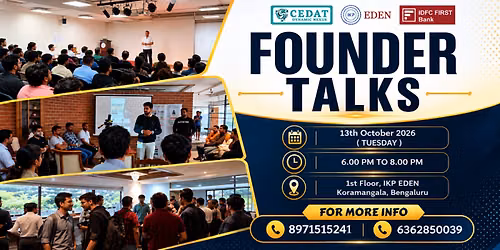 Founder Talks by CEDAT