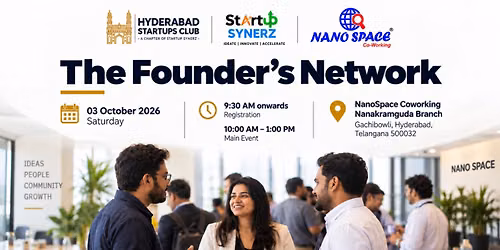The Founder\u2019s Network \u2013 Hyderabad Startups Club