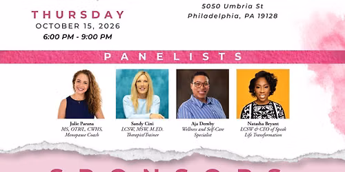 The Gray Area - A Panel Conversation on Menopause