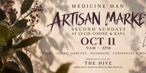 Medicine Man Artisan Market at Lucid Coffee & Kava