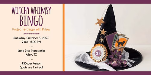 Witchy Whimsy Bingo