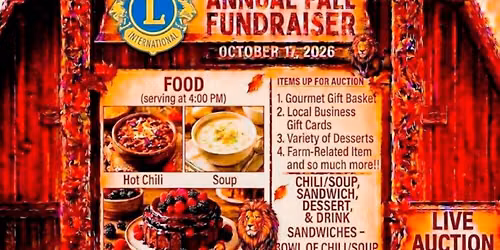 Orangeburg Lion's Club Fall Fundraiser, and Auction