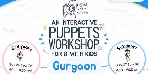 Puppets n stories workshop for kids