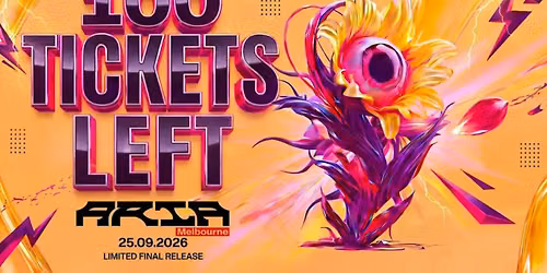 ARIA Melbourne 2026 | Melodic Techno Festival