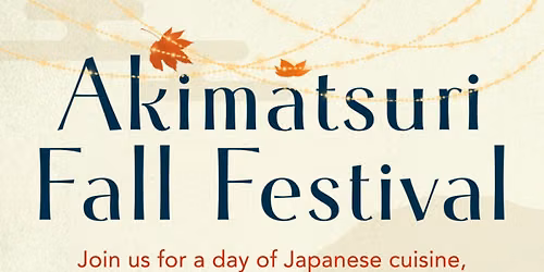 2026 Akimatsuri Fall Festival in West Covina