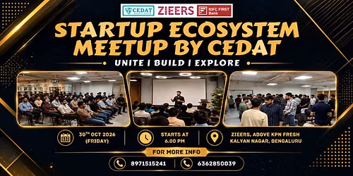 Startup Ecosystem Meetup by CEDAT