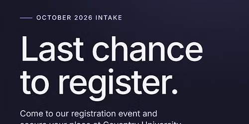 Coventry Registration Event
