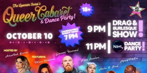 The Lavender Social\u2019s Queer Cabaret & Dance Party