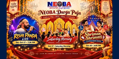 NEOBA Durga Puja 2026 (Sharadotsav) - Solon, Ohio