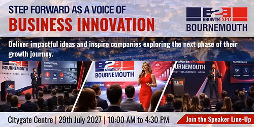 Bournemouth B2B Growth Expo 2027 | Become A Speakers At Premier B2B Show