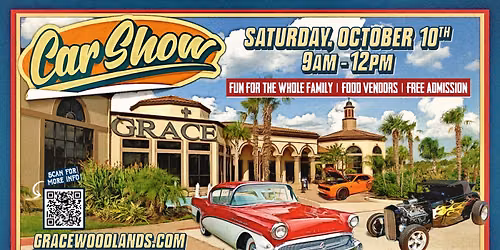 October Car Show at Grace Woodlands