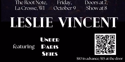 Leslie Vincent with Under Paris Skies