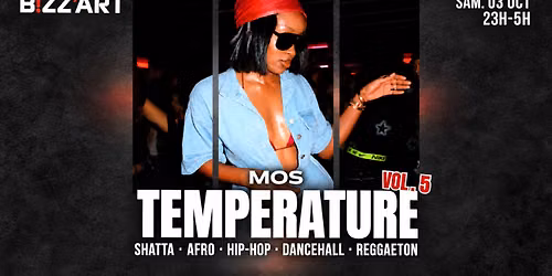 TEMPERATURE #5 \u2013 Soir\u00e9e Afro Shatta Hip-Hop Paris | 03.10.26