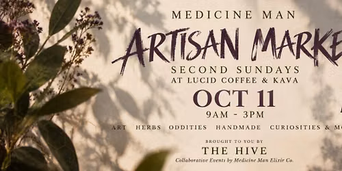 Medicine Man Artisan Market at Lucid Coffee and Kava