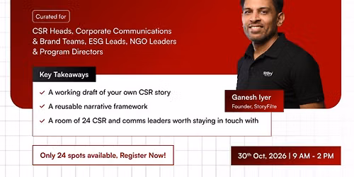 StoryCraft for Impact : Turning CSR Reports into Stories
