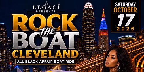 ROCK THE BOAT CLEVELAND | All Black Affair Boat Ride