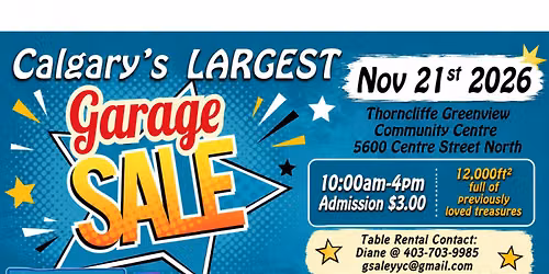 Calgary's LARGEST Garage Sale