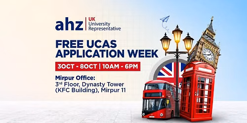 Free UCAS Application Week | AHZ Mirpur