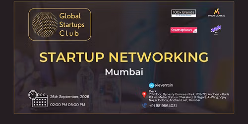 GLOBAL STARTUPS CLUB l STARTUP NETWORKING MUMBAI 2026