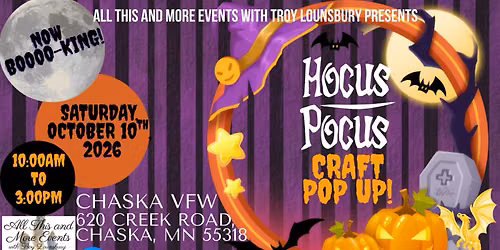 Hocus Pocus Craft Pop-up!